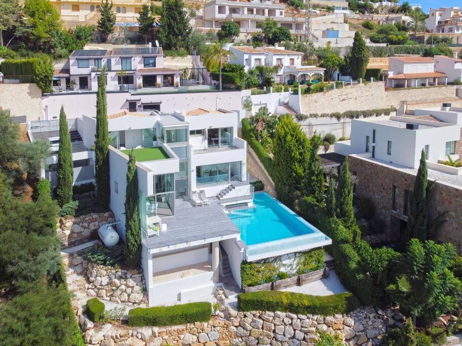 Peaceful Oasis In Javea Villa With Sea Views And Pool Kültér fotó