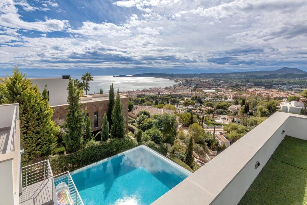 Peaceful Oasis In Javea Villa With Sea Views And Pool Kültér fotó
